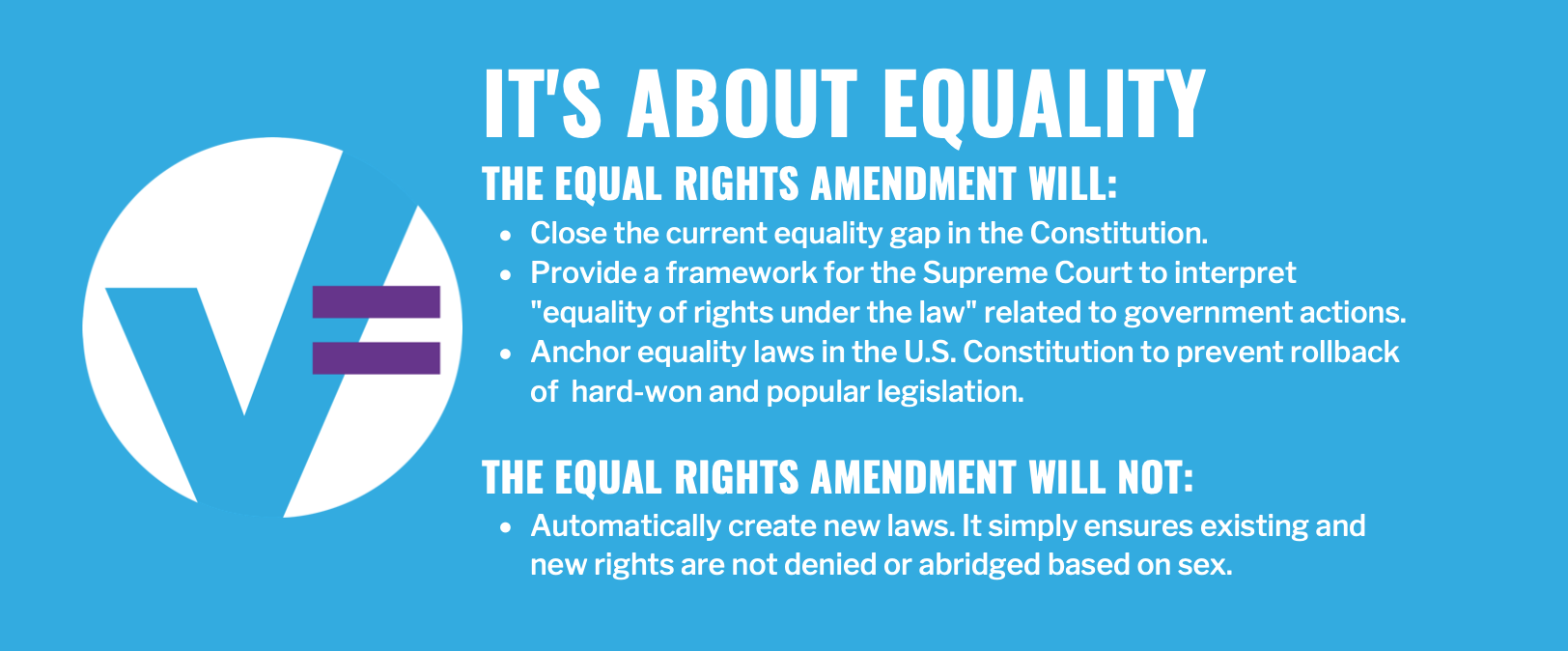 What Changes - Vote Equality! 28th Amendment (Equal Rights)