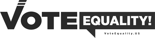 Vote Equality logo in black